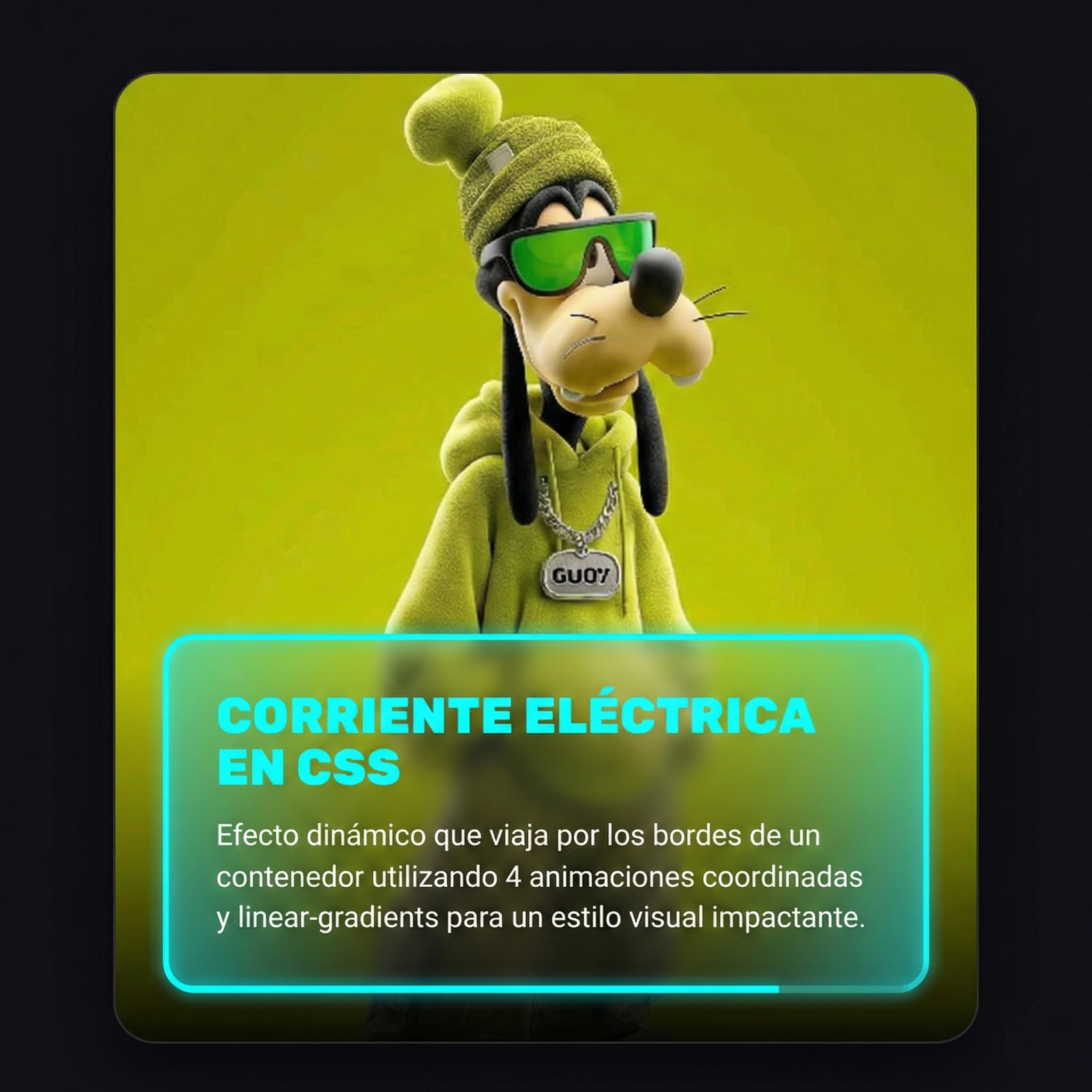 CSS Avanzado: Bordes con Flujo de Energía Secuencial
