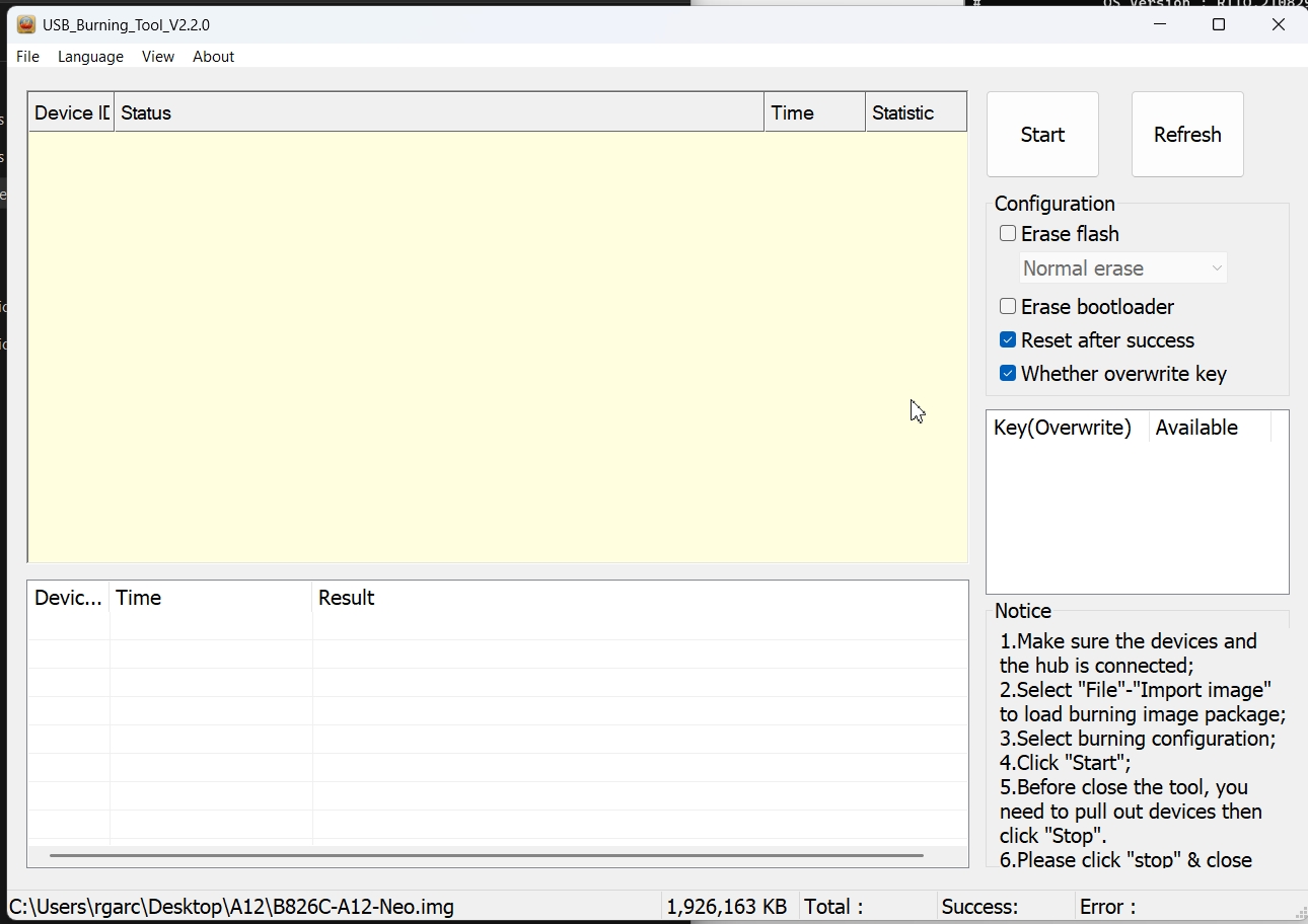 USB Burning Tool
