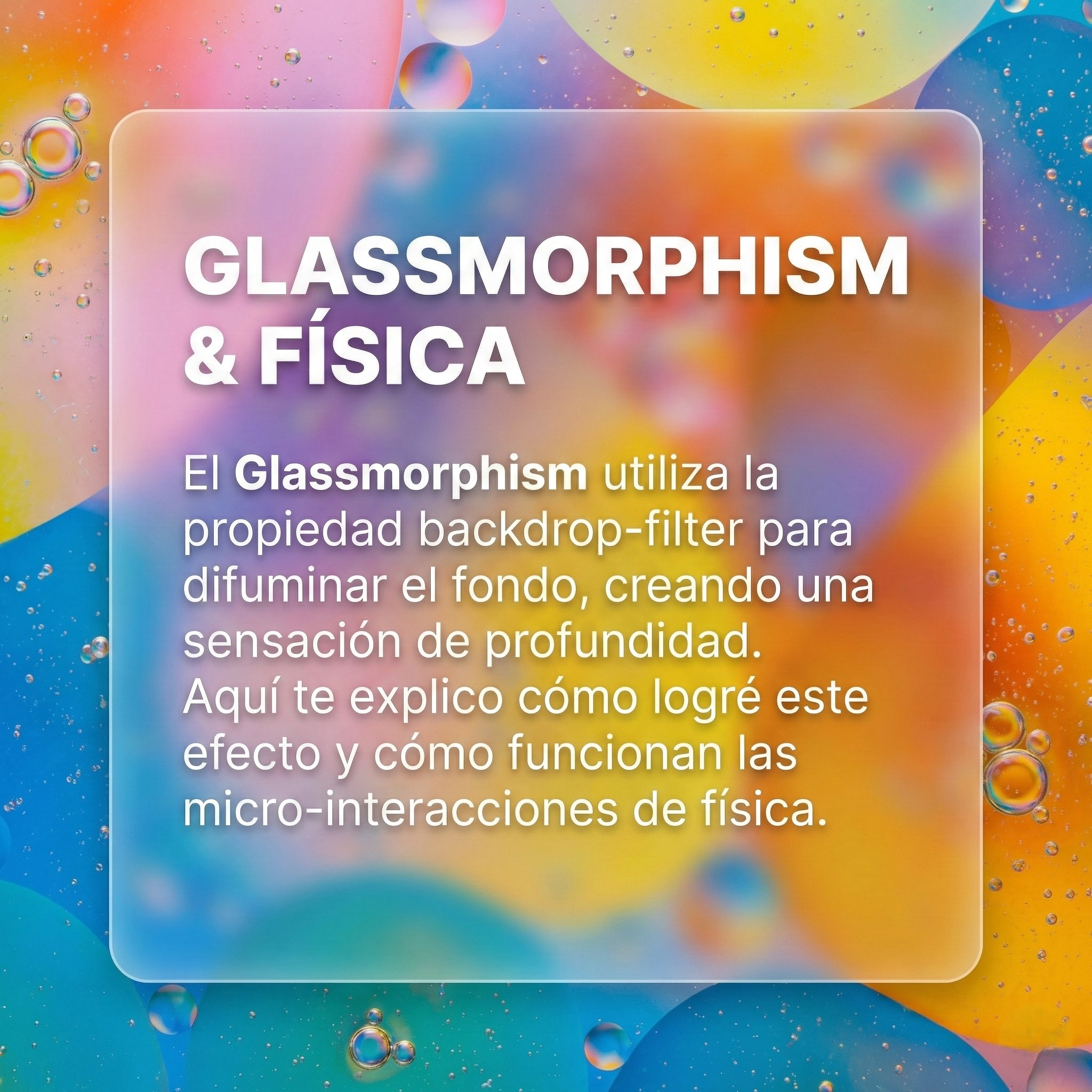 UI Component: Glassmorphism Nav Menu