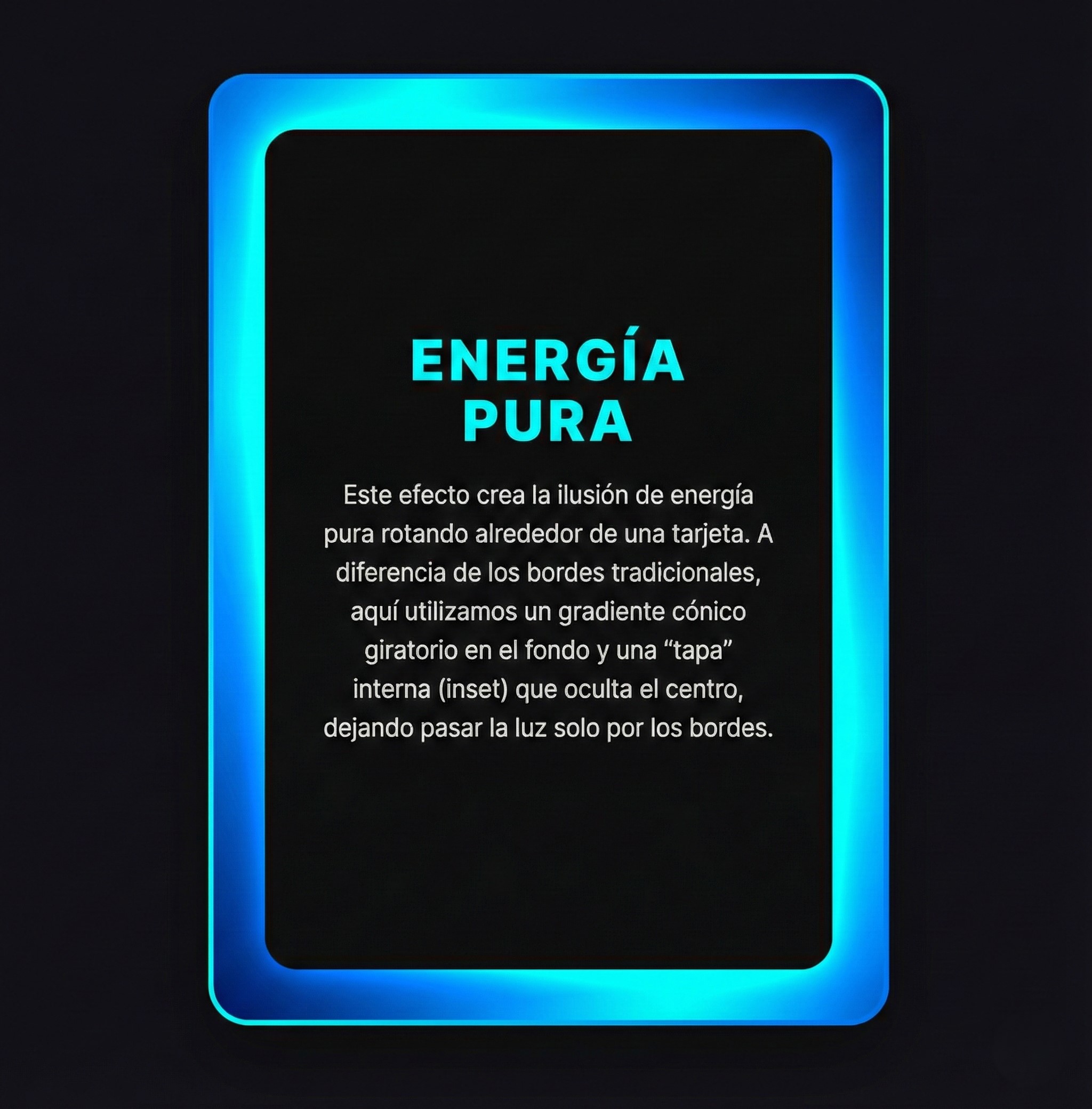 UI Component: Electric Neon Cards