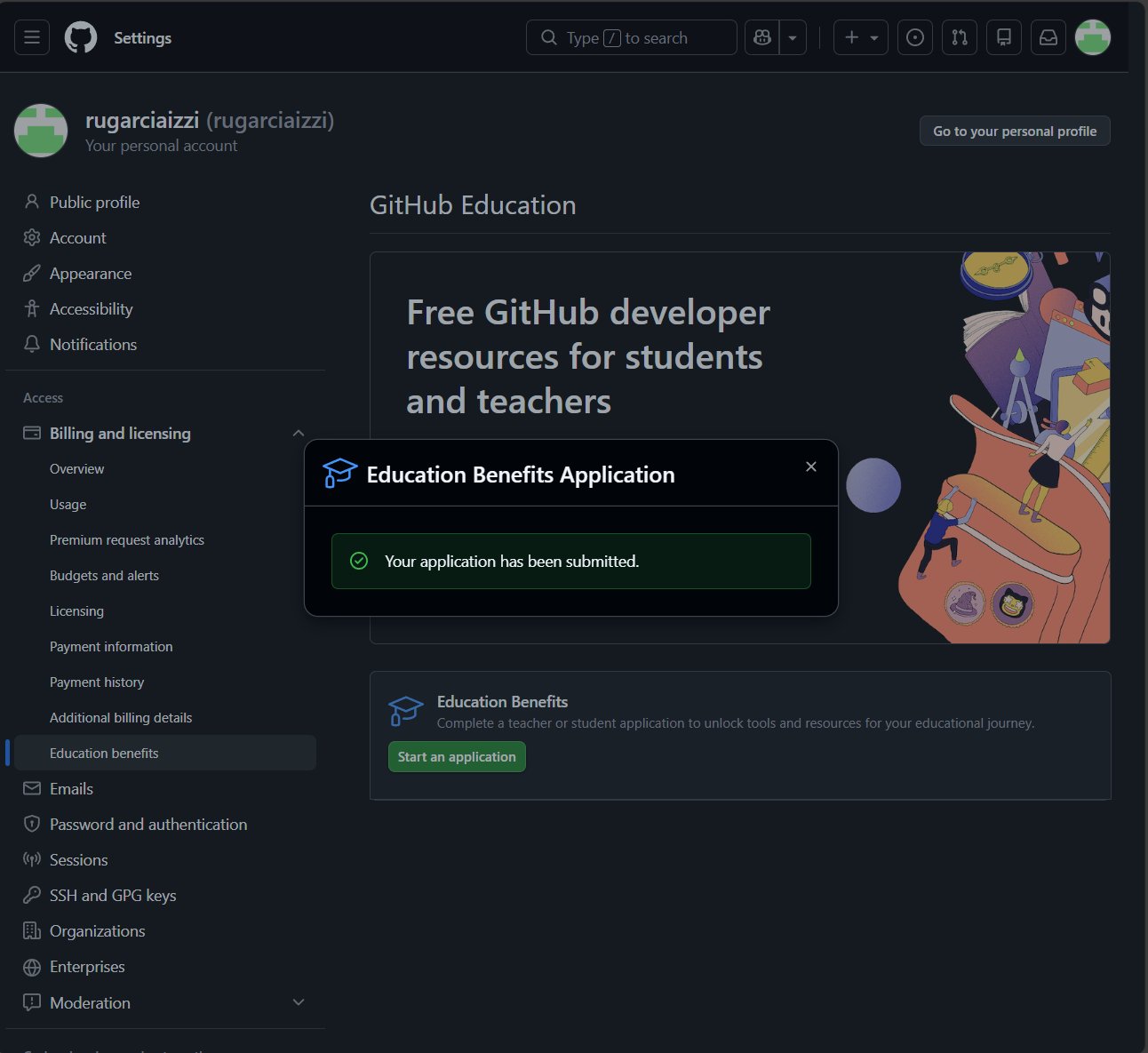 Correo de Bienvenida GitHub