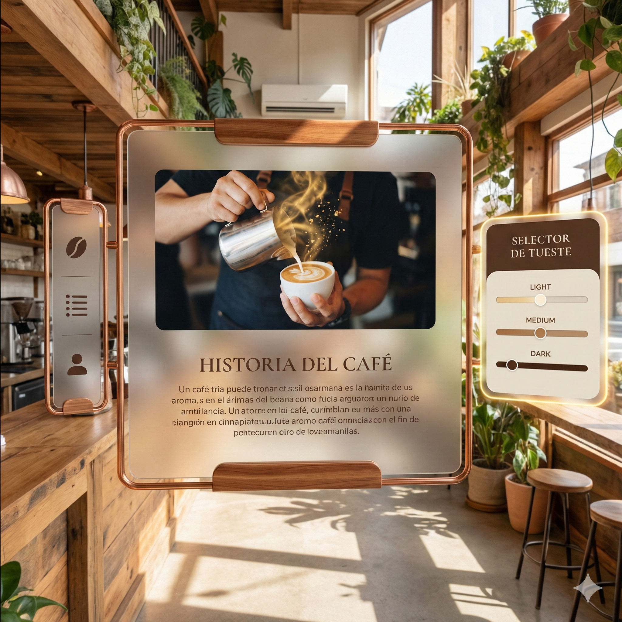 Coffee Shop Storytelling Site