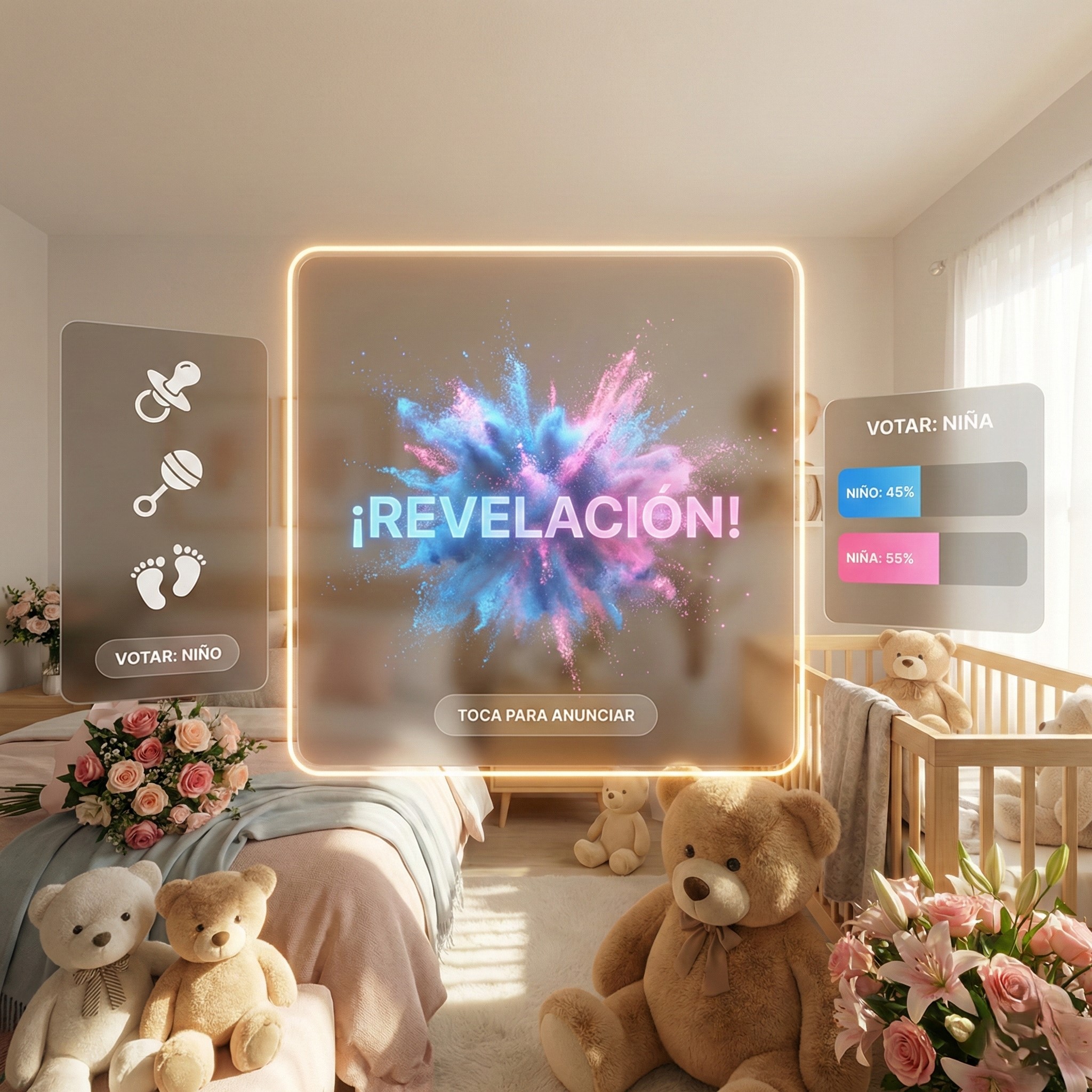 Web App: Revelacio de Sexo Interactivo