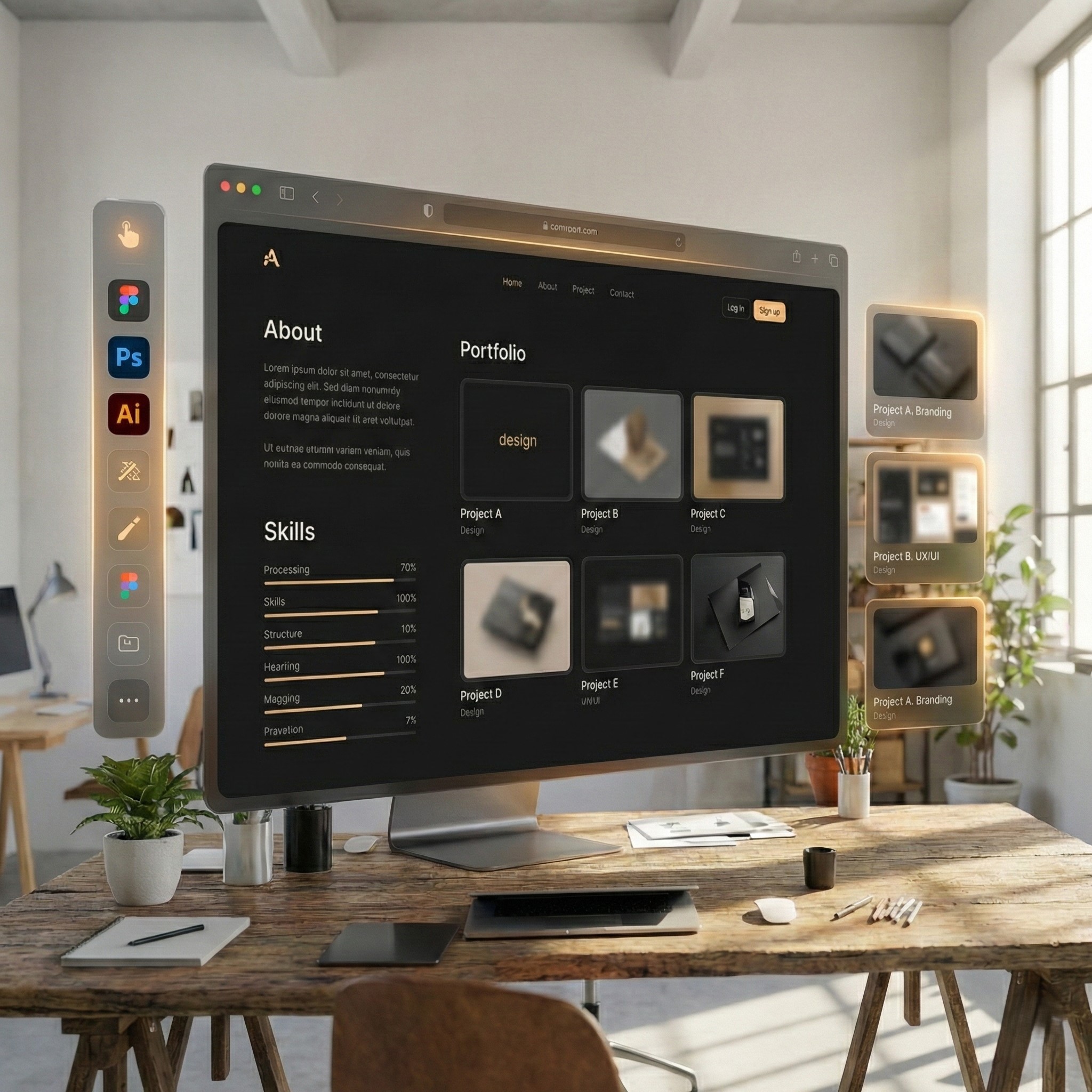 UI/UX Portfolio Template